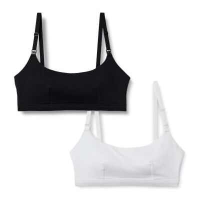 Amazon Damen Bequemer Still-BH Aus Baumwolljersey, 2er-Pack Amazon Damen Bequemer Still-BH Aus Baumwolljersey, 2er-Pack
