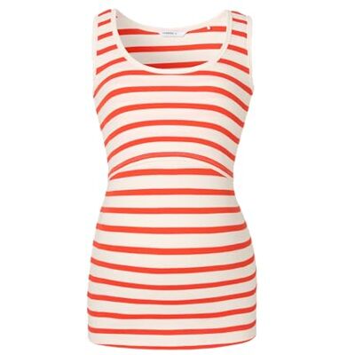 Noppies Maternity Tanktop Nursing SLV Stripe Noppies Maternity Tanktop Nursing SLV Stripe