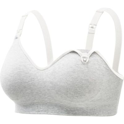 Momcozy Still-BHS zum Stillen, weicher, Nahtloser Schwangerschafts-BH aus US-Baumwolle, Feste Polsterung, ohne Bügel, für die Schwangerschaft Momcozy Still-BHS zum Stillen, weicher, Nahtloser Schwangerschafts-BH aus US-Baumwolle, Feste Polsterung, ohne Bügel, für die Schwangerschaft
