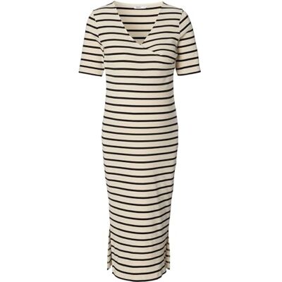 Noppies Maternity Soiree Nursing Rib Dress SS Noppies Maternity Soiree Nursing Rib Dress SS