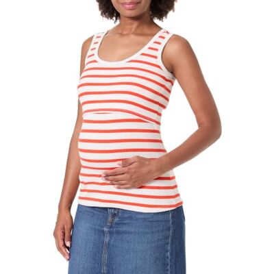 Noppies Maternity Damen Tanktop Nursing SLV Stripe T-Shirt Noppies Maternity Damen Tanktop Nursing SLV Stripe T-Shirt