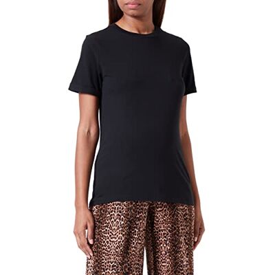 MAMALICIOUS Damen Mlneweva Ss Jrs Top, Schwarz, L MAMALICIOUS Damen Mlneweva Ss Jrs Top, Schwarz, L