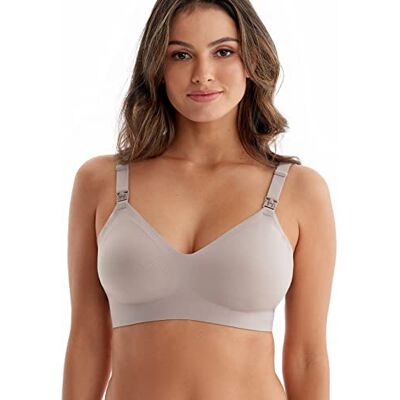 Momcozy Still-BH ohne Bügel, Nahtloser Schwangerschafts-BH & Schlaf-BH-Weiche, gepolsterte Bralette für Stillzeit und Alltag Momcozy Still-BH ohne Bügel, Nahtloser Schwangerschafts-BH & Schlaf-BH-Weiche, gepolsterte Bralette für Stillzeit und Alltag