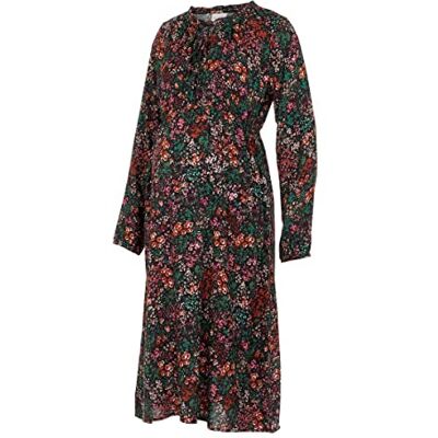 MAMALICIOUS Damen Mlimogen Lia L/S Wo Uk Dress 2f A. Kleid, Trekking Green, XS EU MAMALICIOUS Damen Mlimogen Lia L/S Wo Uk Dress 2f A. Kleid, Trekking Green, XS EU