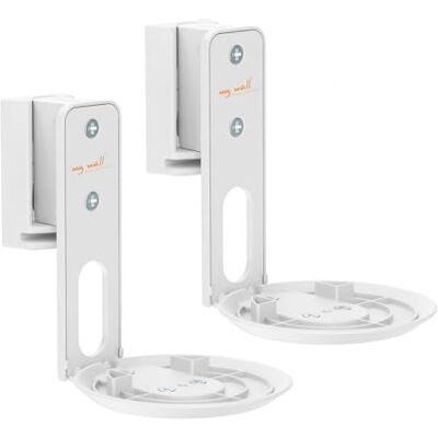 my wall Wandhalter Sonos Era 100 & Era 100 SL HS40WL, Wandhalterung 2er Set, Neigbar, Schwenkbar, Platzsparend, Perfekt einstellbar, Sonos Halterung mit Kabelmanagement my wall Wandhalter Sonos Era 100 & Era 100 SL HS40WL, Wandhalterung 2er Set, Neigbar, Schwenkbar, Platzsparend, Perfekt einstellbar, Sonos Halterung mit Kabelmanagement