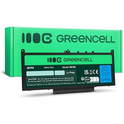 Green Cell Laptop Akku J60J5 J6OJ5 01W2Y2 0242WD 0MC34Y 1W2Y2 242WD MC34Y für Dell Latitude E7270 E7470 (5800 mAh, 7.4-7.6 V, Farbe: Schwarz, Anzahl Zellen 4) Green Cell Laptop Akku J60J5 J6OJ5 01W2Y2 0242WD 0MC34Y 1W2Y2 242WD MC34Y für Dell Latitude E7270 E7470 (5800 mAh, 7.4-7.6 V, Farbe: Schwarz, Anzahl Zellen 4)