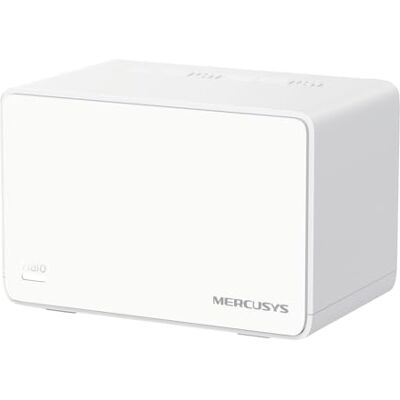 MERCUSYS Halo H80X Mesh-WLAN-Set (1er-Pack), Wi-Fi 6 AX3000 Dualband-Router & Repeater, 3 × Gigabit-Anschlüsse pro Einheit, MU-MIMO, WPA3, Kindersicherung, empfohlen für Häuser mit 1–2 Schlafzimmern MERCUSYS Halo H80X Mesh-WLAN-Set (1er-Pack), Wi-Fi 6 AX3000 Dualband-Router & Repeater, 3 × Gigabit-Anschlüsse pro Einheit, MU-MIMO, WPA3, Kindersicherung, empfohlen für Häuser mit 1–2 Schlafzimmern