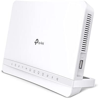 TP-Link VX231v Wi-Fi 6 DSL Router, VDSL2 35b 300 Mbit/s, 4× Gigabit-Ports, AX1800 Dual-Band WLAN, Unterstützt Telekom, O2, 1&1, Nicht Vodafone MIC, nur für Deutschland TP-Link VX231v Wi-Fi 6 DSL Router, VDSL2 35b 300 Mbit/s, 4× Gigabit-Ports, AX1800 Dual-Band WLAN, Unterstützt Telekom, O2, 1&1, Nicht Vodafone MIC, nur für Deutschland