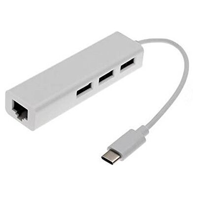 LKADAT USB-C Adapter mit Ethernet 10/100 und 3 USB 2.0 Ports LKADAT USB-C Adapter mit Ethernet 10/100 und 3 USB 2.0 Ports