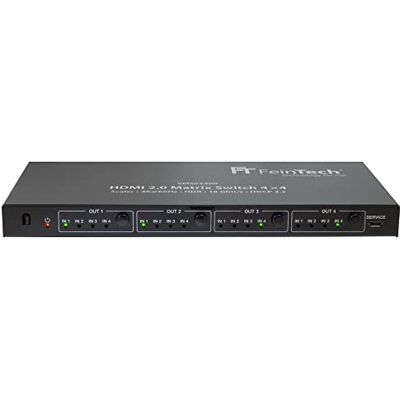 FeinTech VMS04400 HDMI Matrix Switch - 4x4 4K HDR FeinTech VMS04400 HDMI Matrix Switch - 4x4 4K HDR