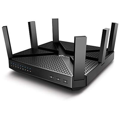 TP-Link MU-MIMO Tri-Band Wireless Gigabit Cable Gaming Router, Combined WiFi Speed Up to 4000Mbps, 4 Gigabit LAN Ports, 2 USB Ports, Quad-Core CPU for Xbox/PS4/Steam Games, Homecare (Archer C4000) TP-Link MU-MIMO Tri-Band Wireless Gigabit Cable Gaming Router, Combined WiFi Speed Up to 4000Mbps, 4 Gigabit LAN Ports, 2 USB Ports, Quad-Core CPU for Xbox/PS4/Steam Games, Homecare (Archer C4000)