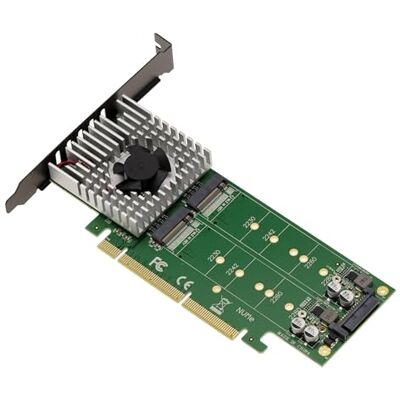 Kalea-Informatique PCIe Controller Karte - Unterstützt 4 M.2 SSDs Kalea-Informatique PCIe Controller Karte - Unterstützt 4 M.2 SSDs