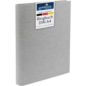 goldbuch 37919 Foto Ringbuch, Bella Vista, Foto Album 26 x 32 cm, Fotobuch Ordner aus Leinen, Fotoordner zum Selbstgestalten und Befüllen, Format DIN A4, ideal für Reise & Urlaub, Hellgrau goldbuch 37919 Foto Ringbuch, Bella Vista, Foto Album 26 x 32 cm, Fotobuch Ordner aus Leinen, Fotoordner zum Selbstgestalten und Befüllen, Format DIN A4, ideal für Reise & Urlaub, Hellgrau