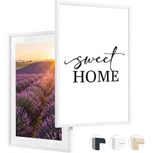 edihome , Bilderrahmen A3, (2 Stück), 29,7 x 42, Holz, Photo Frame, Rahmen din a3, für Diplome, bruchsicheres Acrylglas, für Poster und Bilder, Hoch- und Querformat (Weiß, 2 Stück) edihome , Bilderrahmen A3, (2 Stück), 29,7 x 42, Holz, Photo Frame, Rahmen din a3, für Diplome, bruchsicheres Acrylglas, für Poster und Bilder, Hoch- und Querformat (Weiß, 2 Stück)