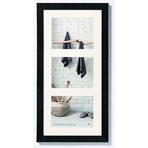 walther design Bilderrahmen schwarz 3X 15x20 cm Galerie mit Passepartout, Home Holzrahmen HO352B walther design Bilderrahmen schwarz 3X 15x20 cm Galerie mit Passepartout, Home Holzrahmen HO352B