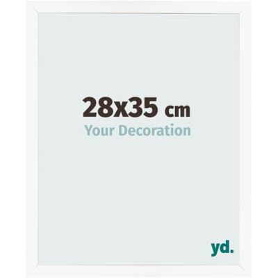 yd. Bilderrahmen 28x35 cm Weiß Matt MDF Rahmen Bologna Your Decoration, Acrylglas aus Kunststoff, Wandmontage, Geeignet für Fotos, Poster und Puzzles, Made in Holland yd. Bilderrahmen 28x35 cm Weiß Matt MDF Rahmen Bologna Your Decoration, Acrylglas aus Kunststoff, Wandmontage, Geeignet für Fotos, Poster und Puzzles, Made in Holland