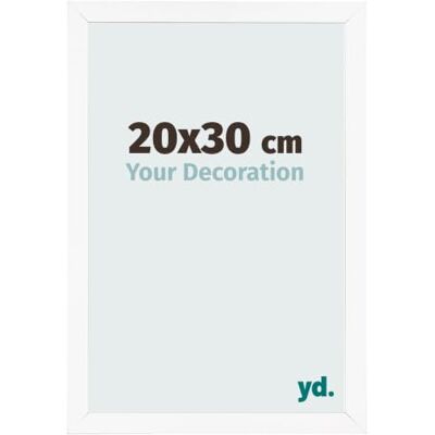 yd. Bilderrahmen 20x30 cm Weiß Matt MDF Rahmen Bologna Your Decoration, Acrylglas aus Kunststoff, Wandmontage, Geeignet für Fotos, Poster und Puzzles, Made in Holland yd. Bilderrahmen 20x30 cm Weiß Matt MDF Rahmen Bologna Your Decoration, Acrylglas aus Kunststoff, Wandmontage, Geeignet für Fotos, Poster und Puzzles, Made in Holland