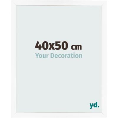 yd. Bilderrahmen 40x50 cm Weiß Matt MDF Rahmen Bologna Your Decoration, Acrylglas aus Kunststoff, Wandmontage, Geeignet für Fotos, Poster und Puzzles, Made in Holland yd. Bilderrahmen 40x50 cm Weiß Matt MDF Rahmen Bologna Your Decoration, Acrylglas aus Kunststoff, Wandmontage, Geeignet für Fotos, Poster und Puzzles, Made in Holland