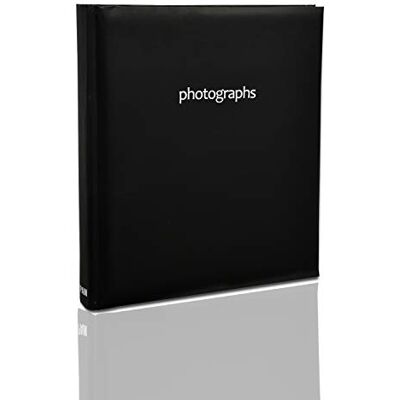 ARPAN Einsteckalbum Buchgebundenes Memoalbum für 200 Fotos 10 x 15 cm (Schwarz), 23 x 23 cm ARPAN Einsteckalbum Buchgebundenes Memoalbum für 200 Fotos 10 x 15 cm (Schwarz), 23 x 23 cm