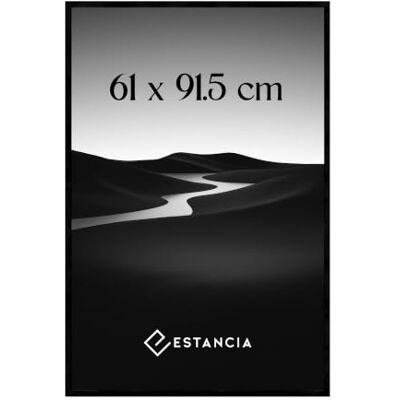 Estancia Schwarzer Bilderrahmen aus Kiefernholz 61x91,5 cm mit Bruchsicherem Acrylglas Moderner Holzbilderrahmen 61 x 91,5 cm Estancia Schwarzer Bilderrahmen aus Kiefernholz 61x91,5 cm mit Bruchsicherem Acrylglas Moderner Holzbilderrahmen 61 x 91,5 cm