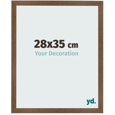 yd. Bilderrahmen 28x35 cm Eiche Rustikal MDF Rahmen Bologna Your Decoration, Acrylglas aus Kunststoff, Wandmontage, Geeignet für Fotos, Poster und Puzzles, Made in Holland yd. Bilderrahmen 28x35 cm Eiche Rustikal MDF Rahmen Bologna Your Decoration, Acrylglas aus Kunststoff, Wandmontage, Geeignet für Fotos, Poster und Puzzles, Made in Holland