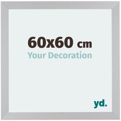 yd. Bilderrahmen 60x60 cm Silber Matt MDF Rahmen Mura Your Decoration, Acrylglas aus Kunststoff, Wandmontage, Geeignet für Fotos, Poster und Puzzles, Made in Holland yd. Bilderrahmen 60x60 cm Silber Matt MDF Rahmen Mura Your Decoration, Acrylglas aus Kunststoff, Wandmontage, Geeignet für Fotos, Poster und Puzzles, Made in Holland