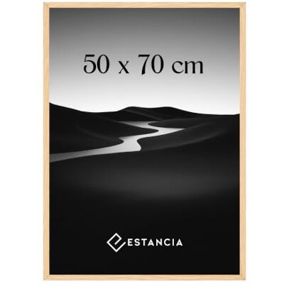 Estancia Bilderrahmen aus Eichenholz 50x70 cm mit Bruchsicherem Acrylglas Moderner Holzbilderrahmen 50 x 70 cm Estancia Bilderrahmen aus Eichenholz 50x70 cm mit Bruchsicherem Acrylglas Moderner Holzbilderrahmen 50 x 70 cm