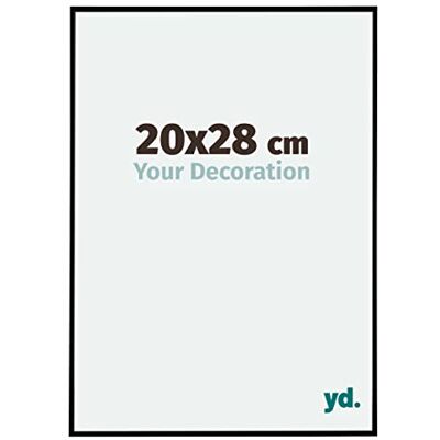 yd. Your Decoration Bilderrahmen 20x28 cm Schwarz Matt Bilderrahmen aus Kunststoff mit Acrylglas Antireflex 20x28 Rahmen Evry yd. Your Decoration Bilderrahmen 20x28 cm Schwarz Matt Bilderrahmen aus Kunststoff mit Acrylglas Antireflex 20x28 Rahmen Evry