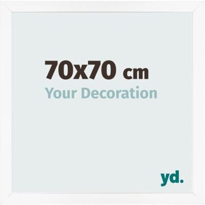 yd. Bilderrahmen 70x70 cm Weiß Matt MDF Rahmen Bologna Your Decoration, Acrylglas aus Kunststoff, Wandmontage, Geeignet für Fotos, Poster und Puzzles, Made in Holland yd. Bilderrahmen 70x70 cm Weiß Matt MDF Rahmen Bologna Your Decoration, Acrylglas aus Kunststoff, Wandmontage, Geeignet für Fotos, Poster und Puzzles, Made in Holland