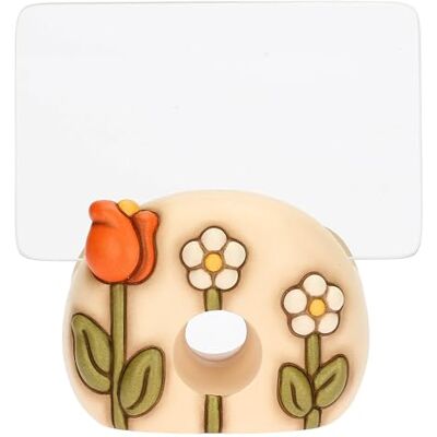 THUN Bilderrahmen aus Glas und Keramik mit geformtem Sockel Happy Country THUN Bilderrahmen aus Glas und Keramik mit geformtem Sockel Happy Country