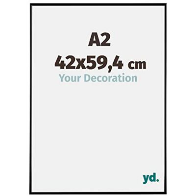 yd. Your Decoration Bilderrahmen DIN A2 42x59,4 cm Schwarz Hochglanz Bilderrahmen aus Kunststoff mit Acrylglas Antireflex DIN A2 42x59,4 Rahmen Evry yd. Your Decoration Bilderrahmen DIN A2 42x59,4 cm Schwarz Hochglanz Bilderrahmen aus Kunststoff mit Acrylglas Antireflex DIN A2 42x59,4 Rahmen Evry