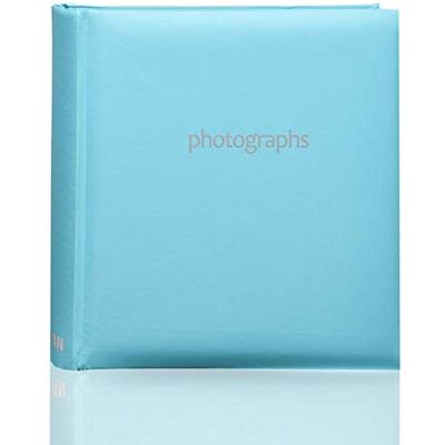 ARPAN Einstecktasche Buchgebundenes Memoalbum für 200 Fotos 10 x 15 cm, Pastellblau, 23 x 23 cm ARPAN Einstecktasche Buchgebundenes Memoalbum für 200 Fotos 10 x 15 cm, Pastellblau, 23 x 23 cm