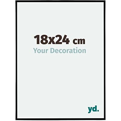 yd. Your Decoration Bilderrahmen 18x24 cm Schwarz Matt Bilderrahmen aus Kunststoff mit Acrylglas Antireflex 18x24 Rahmen Evry yd. Your Decoration Bilderrahmen 18x24 cm Schwarz Matt Bilderrahmen aus Kunststoff mit Acrylglas Antireflex 18x24 Rahmen Evry