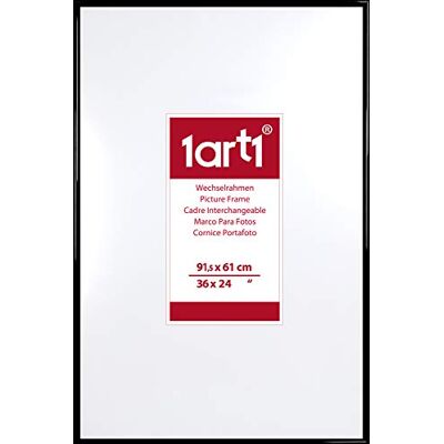 1art1 Frames Branded Picture Frame Economy Black Plastic Picture Frame 91x61 cm 1art1 Frames Branded Picture Frame Economy Black Plastic Picture Frame 91x61 cm
