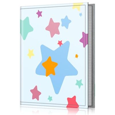 FINTIE 10x15 cm Fotoalbum, 4 X 6 Inch für Seiten, Bunte Sterne Kleine Fotoalben Zum Einstecken Hochzeit geburtstag jahrestag mit 26 Seiten für 52 Fotos, Urlaub Fotobuch FINTIE 10x15 cm Fotoalbum, 4 X 6 Inch für Seiten, Bunte Sterne Kleine Fotoalben Zum Einstecken Hochzeit geburtstag jahrestag mit 26 Seiten für 52 Fotos, Urlaub Fotobuch