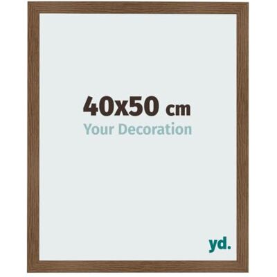 yd. Bilderrahmen 40x50 cm Eiche Rustikal MDF Rahmen Bologna Your Decoration, Acrylglas aus Kunststoff, Wandmontage, Geeignet für Fotos, Poster und Puzzles, Made in Holland yd. Bilderrahmen 40x50 cm Eiche Rustikal MDF Rahmen Bologna Your Decoration, Acrylglas aus Kunststoff, Wandmontage, Geeignet für Fotos, Poster und Puzzles, Made in Holland