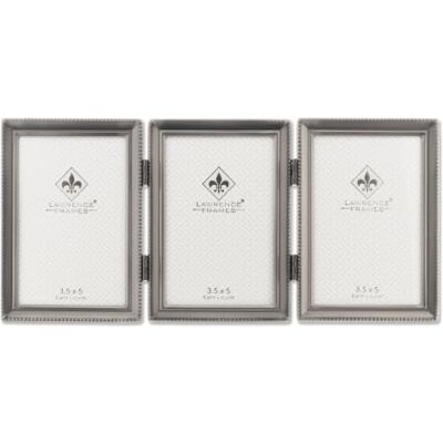 Lawrence Frames Zinnrahmen - Für 3 Fotos 7,6 x 12,7 cm - Bilderrahmen Lawrence Frames Zinnrahmen - Für 3 Fotos 7,6 x 12,7 cm - Bilderrahmen