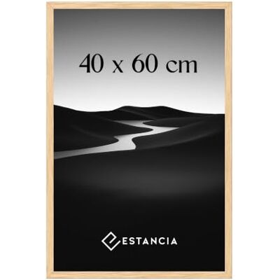 Estancia Bilderrahmen aus Eichenholz 40x60 cm mit Bruchsicherem Acrylglas Moderner Holzbilderrahmen 40 x 60 cm Estancia Bilderrahmen aus Eichenholz 40x60 cm mit Bruchsicherem Acrylglas Moderner Holzbilderrahmen 40 x 60 cm