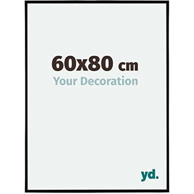 yd. Your Decoration Bilderrahmen 60x80 cm Schwarz Matt Bilderrahmen aus Kunststoff mit Acrylglas Antireflex 60x80 Rahmen Evry yd. Your Decoration Bilderrahmen 60x80 cm Schwarz Matt Bilderrahmen aus Kunststoff mit Acrylglas Antireflex 60x80 Rahmen Evry