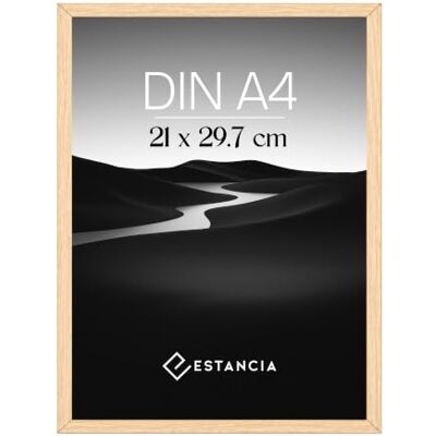 Estancia Bilderrahmen aus Eichen-Kiefernholz 21x29,7 cm (A4) mit Bruchsicherem Acrylglas Moderner Holzbilderrahmen Din A4 Estancia Bilderrahmen aus Eichen-Kiefernholz 21x29,7 cm (A4) mit Bruchsicherem Acrylglas Moderner Holzbilderrahmen Din A4