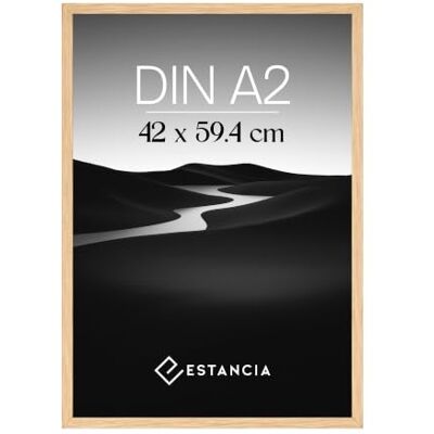 Estancia Bilderrahmen aus Eichen-Kiefernholz 42x59,4 cm (A2) mit Bruchsicherem Acrylglas Moderner 42 x 59,4 cm Holz-Bilderrahmen Din A2 Estancia Bilderrahmen aus Eichen-Kiefernholz 42x59,4 cm (A2) mit Bruchsicherem Acrylglas Moderner 42 x 59,4 cm Holz-Bilderrahmen Din A2