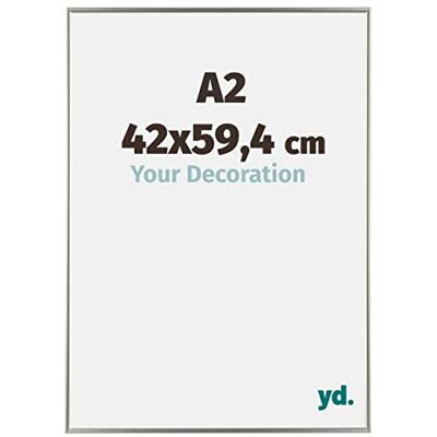 yd. Your Decoration Bilderrahmen DIN A2 42x59,4 cm Champagner Bilderrahmen aus Kunststoff mit Acrylglas Antireflex DIN A2 42x59,4 Rahmen Evry yd. Your Decoration Bilderrahmen DIN A2 42x59,4 cm Champagner Bilderrahmen aus Kunststoff mit Acrylglas Antireflex DIN A2 42x59,4 Rahmen Evry