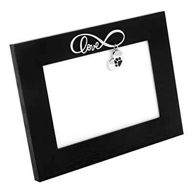 Brillibrum Design Fotorahmen Schwarz Hundetapsen Andenken Hund Bilderrahmen Hunde Unendlich Liebe Herz Symbol Format 10x15cm Rahmen mit Pfoten & Namensgravur (ohne Gravur, Variante 2) Brillibrum Design Fotorahmen Schwarz Hundetapsen Andenken Hund Bilderrahmen Hunde Unendlich Liebe Herz Symbol Format 10x15cm Rahmen mit Pfoten & Namensgravur (ohne Gravur, Variante 2)