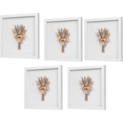 EUGAD 3D Bilderrahmen zum befüllen, 30x30 cm, Weiß, 1.5cm Tiefer 3D Objektrahmen, Tiefer Rahmen für Wand- & Tischrahmen, Shadow Box für Fotos, Hochzeitsstrauß, DIY Kunstwerke EUGAD 3D Bilderrahmen zum befüllen, 30x30 cm, Weiß, 1.5cm Tiefer 3D Objektrahmen, Tiefer Rahmen für Wand- & Tischrahmen, Shadow Box für Fotos, Hochzeitsstrauß, DIY Kunstwerke