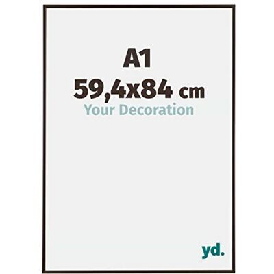 yd. Your Decoration Bilderrahmen DIN A1 59,4x84 cm Antrazit Bilderrahmen aus Kunststoff mit Acrylglas Antireflex DIN A1 59,4x84 Rahmen Evry yd. Your Decoration Bilderrahmen DIN A1 59,4x84 cm Antrazit Bilderrahmen aus Kunststoff mit Acrylglas Antireflex DIN A1 59,4x84 Rahmen Evry