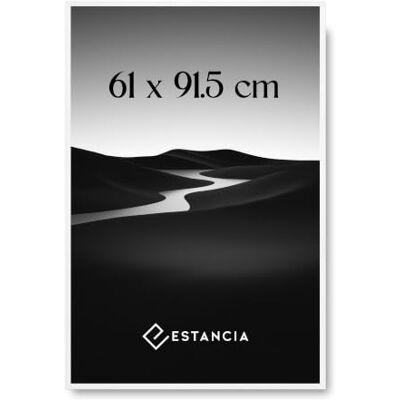 Estancia Weißer Bilderrahmen aus Kiefernholz 61x91,5 cm mit Bruchsicherem Acrylglas Großer Moderner Holzbilderrahmen 61 x 91,5 cm Estancia Weißer Bilderrahmen aus Kiefernholz 61x91,5 cm mit Bruchsicherem Acrylglas Großer Moderner Holzbilderrahmen 61 x 91,5 cm