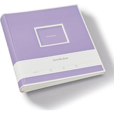 Semikolon 370029 Jumbo Album 30x30 cm, 100 Seiten cremefarben, für 10x15 Fotos, mit Pergaminpapier lilac silk lila Semikolon 370029 Jumbo Album 30x30 cm, 100 Seiten cremefarben, für 10x15 Fotos, mit Pergaminpapier lilac silk lila