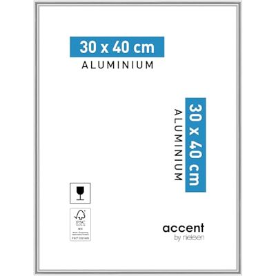 Nielsen Design Fotolijst 52423 Silber 30x40cm - Bilderrahmen Nielsen Design Fotolijst 52423 Silber 30x40cm - Bilderrahmen