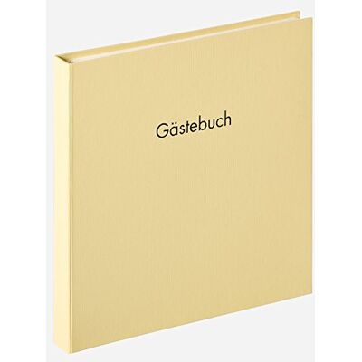 walther design Gästebuch creme 26 x 25 cm mit Prägung und Spiralbindung, Fun GB-206-H walther design Gästebuch creme 26 x 25 cm mit Prägung und Spiralbindung, Fun GB-206-H