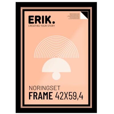 Grupo Erik Bilderrahmen 42x59,4 cm Schwarz NoringsetRahmen aus MDF Holz Noringset Bilderrahmen Foto Geschenk Wanddeko Grupo Erik Bilderrahmen 42x59,4 cm Schwarz NoringsetRahmen aus MDF Holz Noringset Bilderrahmen Foto Geschenk Wanddeko